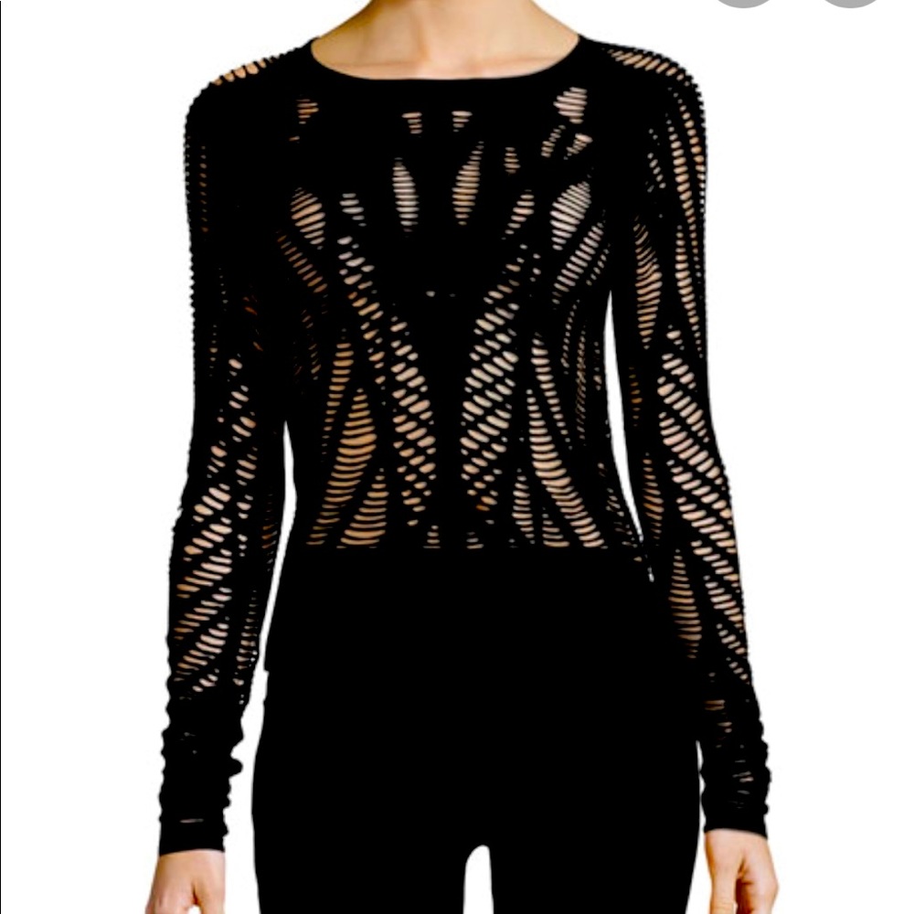 Alo Yoga Wanderer cut out long sleeve shirt